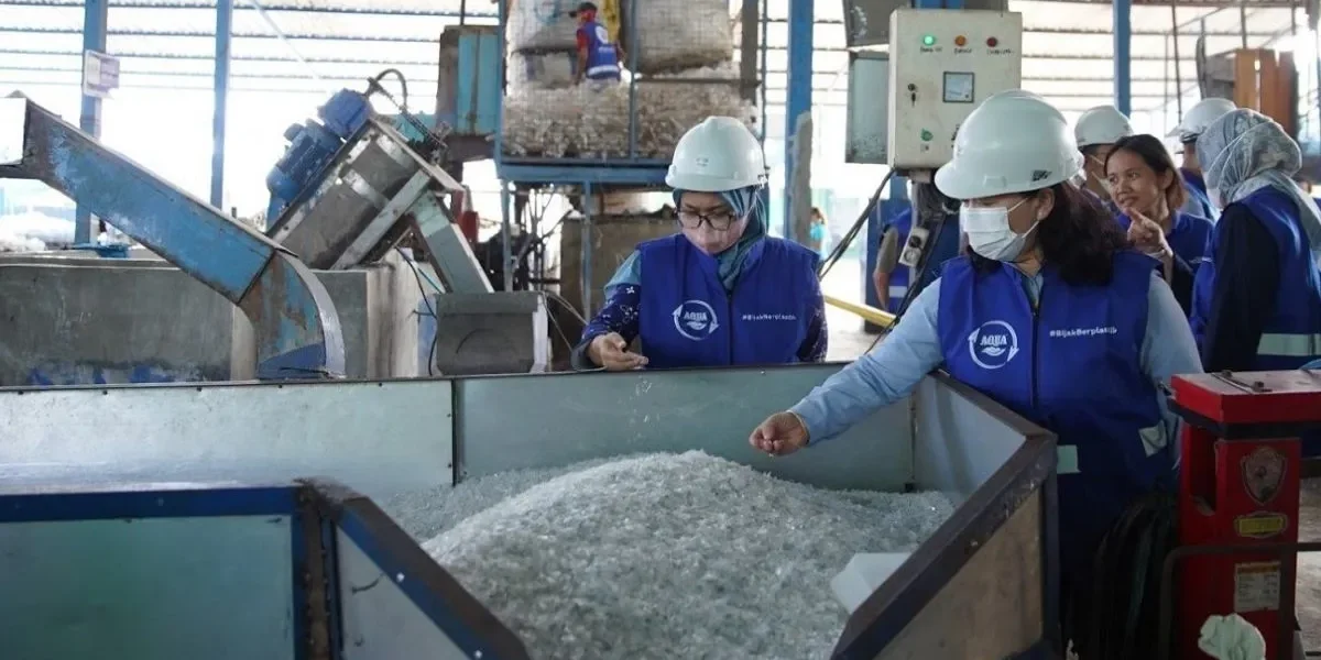 Danone Indonesia Perkuat Ekosistem Pengelolaan Sampah Plastik
