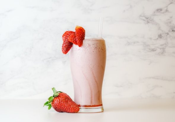 Resep stroberi milkshake